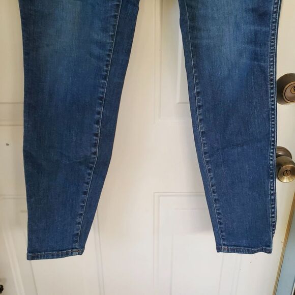 Madewell 10" High Rise Skinny Jeans Elinor Wash Stretch Women's Size 29T - Picture 3 of 6